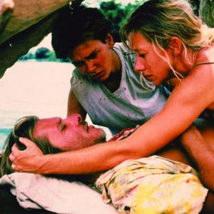 Still of Harrison Ford, River Phoenix and Helen Mirren in The Mosquito Coast (1986)