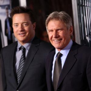 Harrison Ford and Brendan Fraser at event of Krastutines priemones (2010)