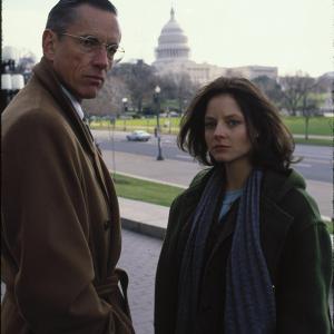 Still of Jodie Foster and Scott Glenn in Avineliu tylejimas (1991)