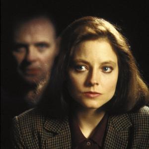 Still of Jodie Foster and Anthony Hopkins in Avineliu tylejimas (1991)