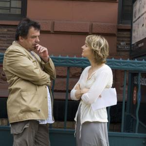 Still of Jodie Foster and Neil Jordan in The Brave One 2007
