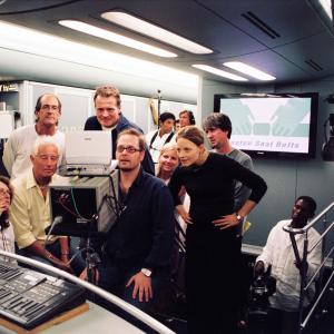 Still of Jodie Foster, Florian Ballhaus, Thom Noble and Robert Schwentke in Flightplan (2005)