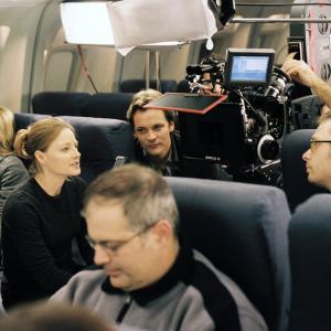 Still of Jodie Foster, Peter Sarsgaard and Robert Schwentke in Flightplan (2005)