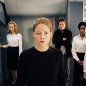 Still of Jodie Foster, Erika Christensen, Peter Sarsgaard and Bess Wohl in Flightplan (2005)