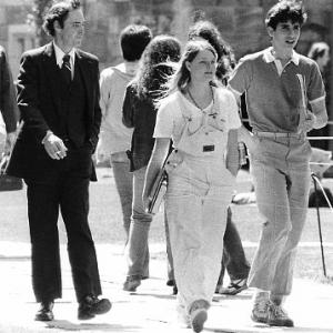 Jody Foster with Bodyguard at Yale University April 19, 1981, **I.V.