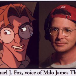 Michael J Fox in Atlantis The Lost Empire 2001