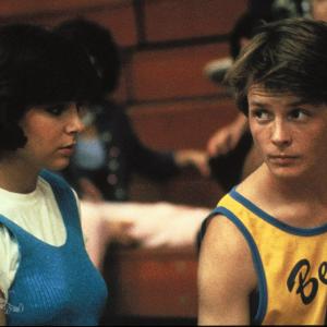 Still of Michael J. Fox and Susan Ursitti in Teen Wolf (1985)