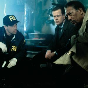 Still of Morgan Freeman and Dylan Baker in Along Came a Spider 2001