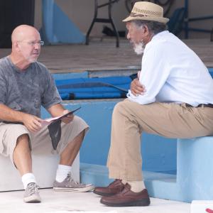 Still of Morgan Freeman and Charles Martin Smith in Dolphin Tale (2011)