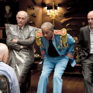 Still of Morgan Freeman Bruce Willis and John Malkovich in Rizikinga erzinti diedukus 2010