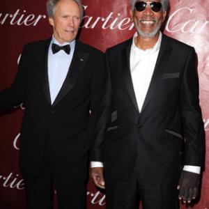 Clint Eastwood and Morgan Freeman