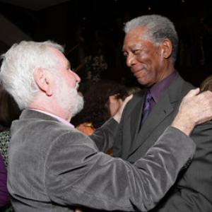 Morgan Freeman and Robert Benton at event of Feast of Love (2007)