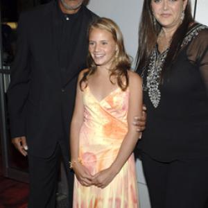 Morgan Freeman Camryn Manheim and Becca Gardner at event of An Unfinished Life 2005