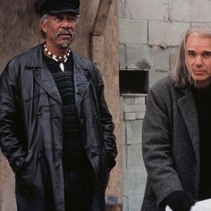 Still of Morgan Freeman and Billy Bob Thornton in Levity (2003)