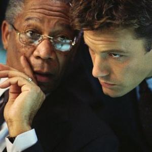 Still of Morgan Freeman and Ben Affleck in The Sum of All Fears 2002
