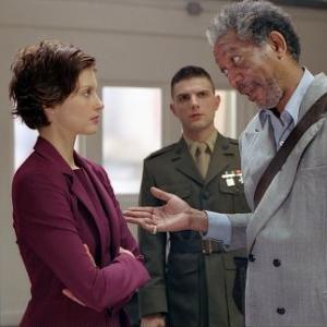 Still of Morgan Freeman Ashley Judd and Adam Scott in High Crimes 2002