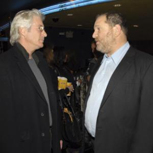 Richard Gere and Harvey Weinstein at event of Manes cia nera (2007)