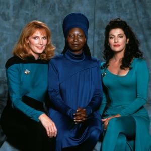 Whoopi Goldberg, Gates McFadden and Marina Sirtis in Star Trek: The Next Generation (1987)