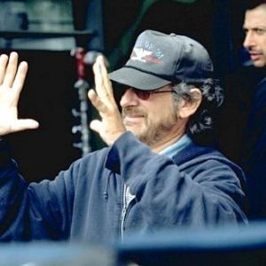 Spielberg frames a shot.