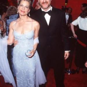 James Cameron and Linda Hamilton at event of The 70th Annual Academy Awards 1998