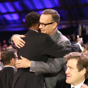 Tom Hanks and Barkhad Abdi