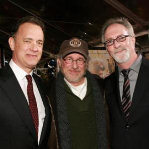 Tom Hanks Steven Spielberg and Gary Goetzman at event of The Pacific 2010