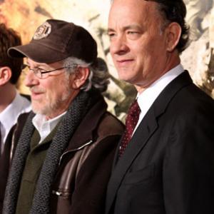 Tom Hanks and Steven Spielberg at event of The Pacific 2010