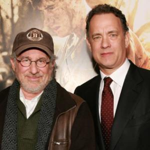 Tom Hanks and Steven Spielberg at event of The Pacific 2010