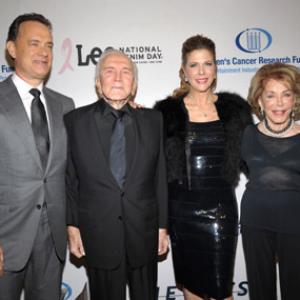 Kirk Douglas, Tom Hanks, Rita Wilson and Anne Douglas