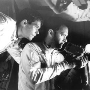 Still of Kevin Bacon and Tom Hanks in Apollo 13 1995