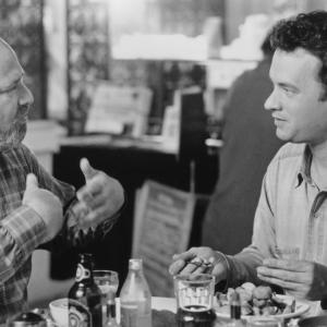 Still of Tom Hanks and Rob Reiner in Sleepless in Seattle 1993