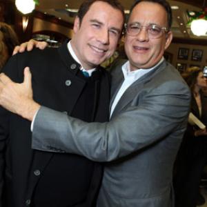 Tom Hanks and John Travolta at event of Seni vilkai 2009