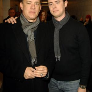 Tom Hanks and Colin Hanks at event of The Great Buck Howard 2008