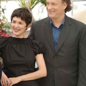 Tom Hanks and Audrey Tautou at event of The Da Vinci Code (2006)