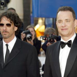 Tom Hanks and Joel Coen at event of The Ladykillers 2004