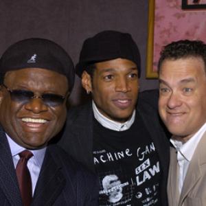 Tom Hanks Marlon Wayans and George Wallace at event of The Ladykillers 2004
