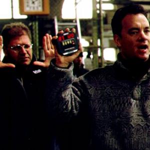 Director Robert Zemeckis with Tom Hanks