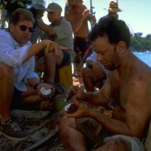 Tom Hanks and Robert Zemeckis in Prarastasis (2000)