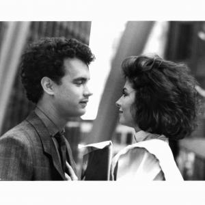 Still of Tom Hanks and Sela Ward in Nothing in Common 1986
