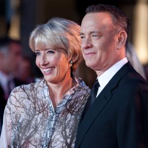 Tom Hanks and Emma Thompson at event of Isgelbeti pona Benksa 2013