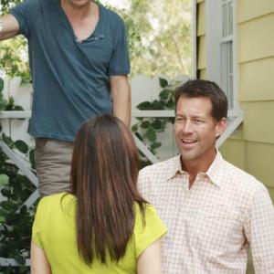 Still of Teri Hatcher, James Denton and Gale Harold in Nusivylusios namu seimininkes (2004)