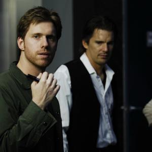 Still of Ethan Hawke and Peter Spierig in Daybreakers 2009