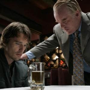 Still of Ethan Hawke and Philip Seymour Hoffman in Before the Devil Knows Youre Dead 2007