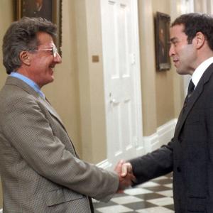 Still of Dustin Hoffman and Jeremy Piven in Runaway Jury (2003)