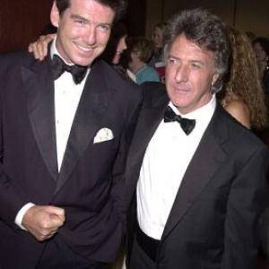 Pierce Brosnan and Dustin Hoffman