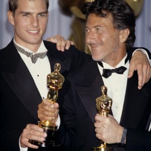 Tom Cruise and Dustin Hoffman at The 61st Annual Academy Awards
