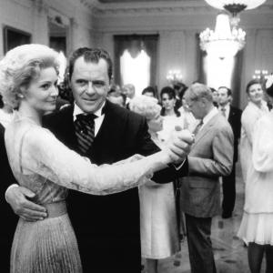 Still of Anthony Hopkins and Joan Allen in Nixon 1995