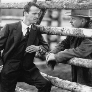 Still of Anthony Hopkins and Aidan Quinn in Legends of the Fall (1994)