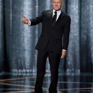 Presenting the Academy Award for Best Performance by an Actor in a Leading Role is Sir Anthony Hopkins at the 81st Annual Academy Awards at the Kodak Theatre in Hollywood CA Sunday February 22 2009 airing live on the ABC Television Network