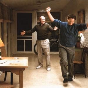 Still of Anthony Hopkins and Gary Sinise in The Human Stain 2003